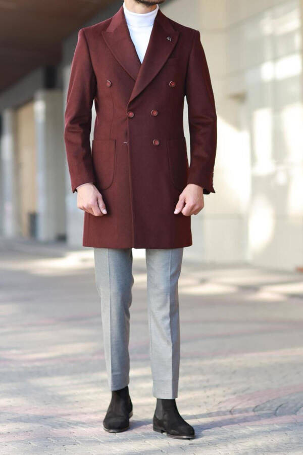 Men's Wool Winter Coat - 1