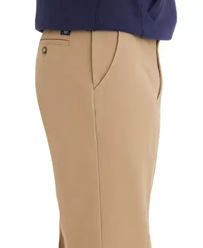 Men's Workday Smart 360 Flex Classic Fit Khaki Stretch Pants-New British Khaki - 2