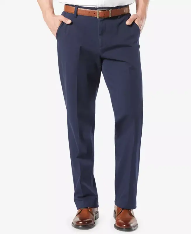 Men's Workday Smart 360 Flex Classic-Fit Stretch Pants - Navy - 1