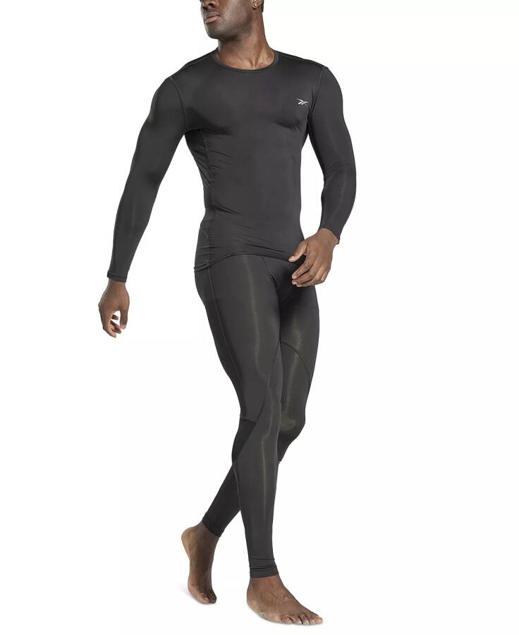 Men's Workout Ready Compression Tights Night Black - 3