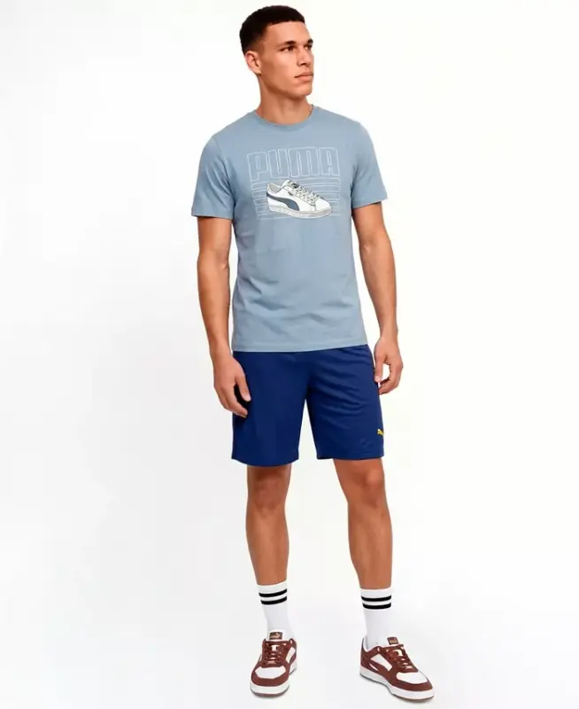 Men's Woven Logo Regular-Fit Shorts, 9