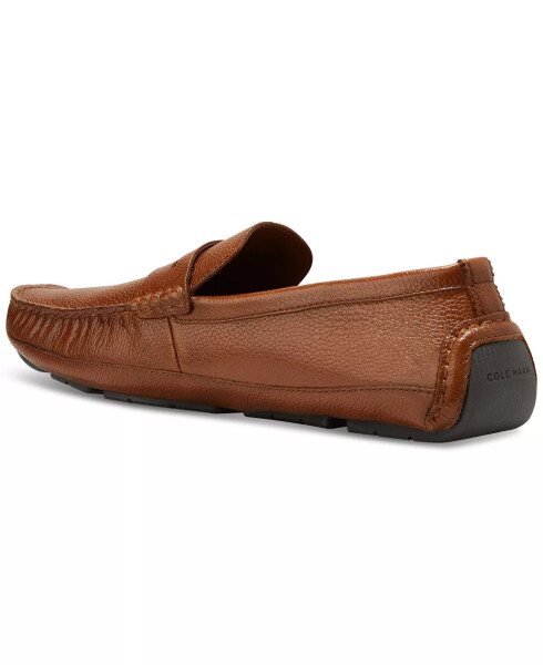 Men's Wyatt Slip-On Penny Drivers British Tan - 3