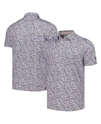 Men's x Arnold Palmer Collection White Arnold Palmer Invitational Mixer Polo Shirt-White - 1