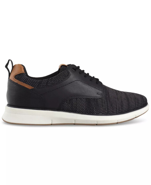 Men's Xavier Knit Modern Sneaker, Created for Modazone Black - 2