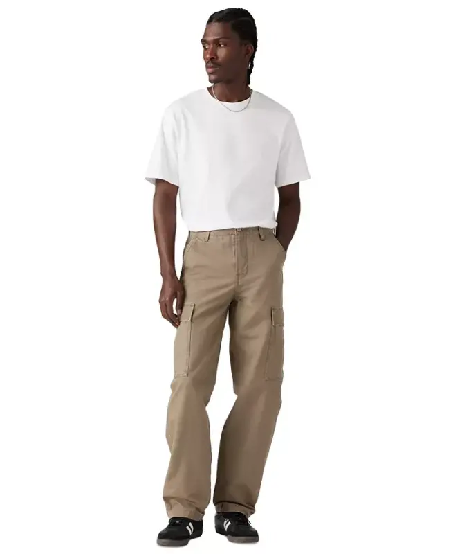 Men's XX Relaxed-Fit Straight-Leg Cargo Pants - Beige - 2