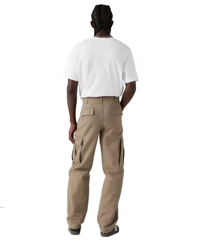 Men's XX Relaxed-Fit Straight-Leg Cargo Pants - Beige - 4