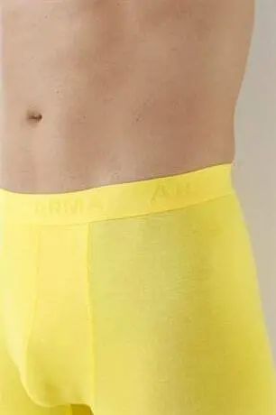 Men's Yellow Bamboo Boxer Shorts 3-Pack - 18