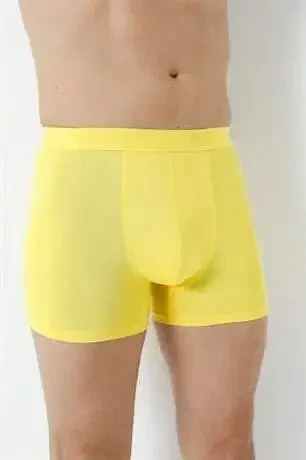 Men's Yellow Bamboo Boxer Shorts 3-Pack - 14