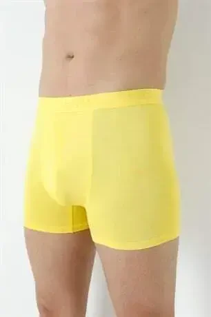 Men's Yellow Bamboo Boxer Shorts 3-Pack - 8