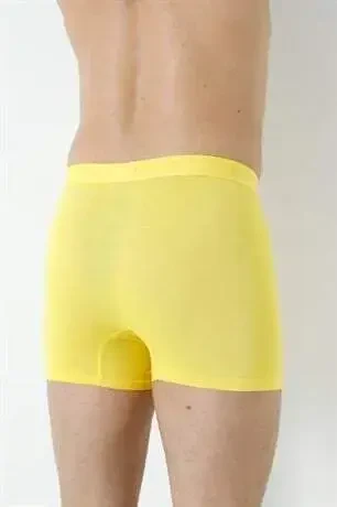 Men's Yellow Bamboo Boxer Shorts 3-Pack - 10