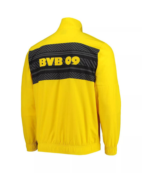 Men's Yellow Borussia Dortmund 2022/23 Pre-Match Full-Zip Jacket Yellow - 2