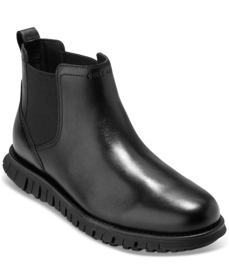 Men's ZERØGRAND Remastered Chelsea Boot Black-Black - 1