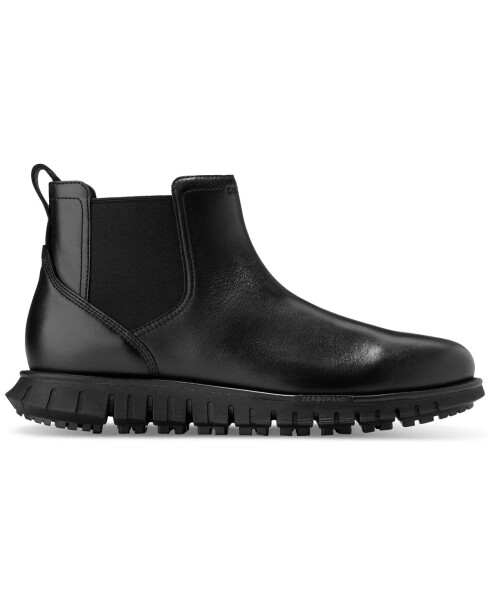 Men's ZERØGRAND Remastered Chelsea Boot Black-Black - 2