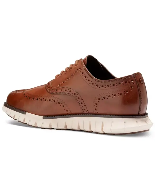 Men's ZERØGRAND Remastered Lace-Up Wingtip Oxford Shoes - 3