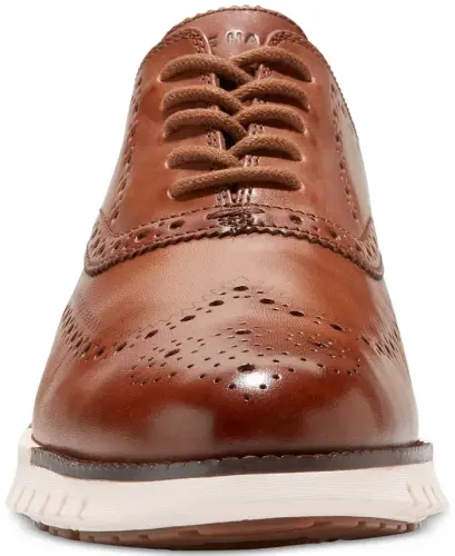 Men's ZERØGRAND Remastered Lace-Up Wingtip Oxford Shoes - 4
