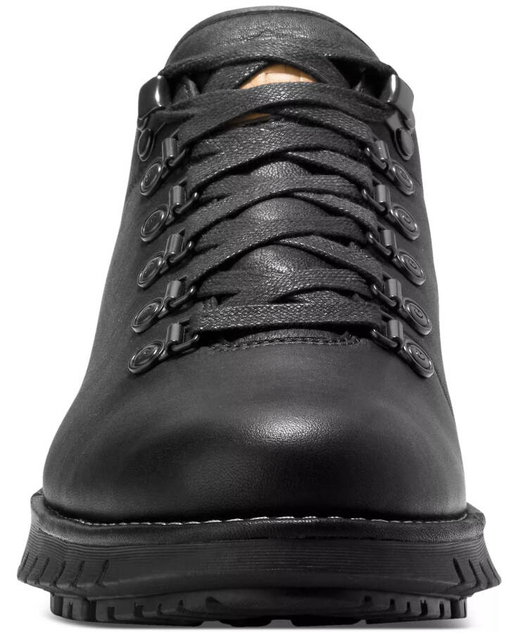 Men's ZERØGRAND Remastered Low Hiking Boot Black-Black - 3