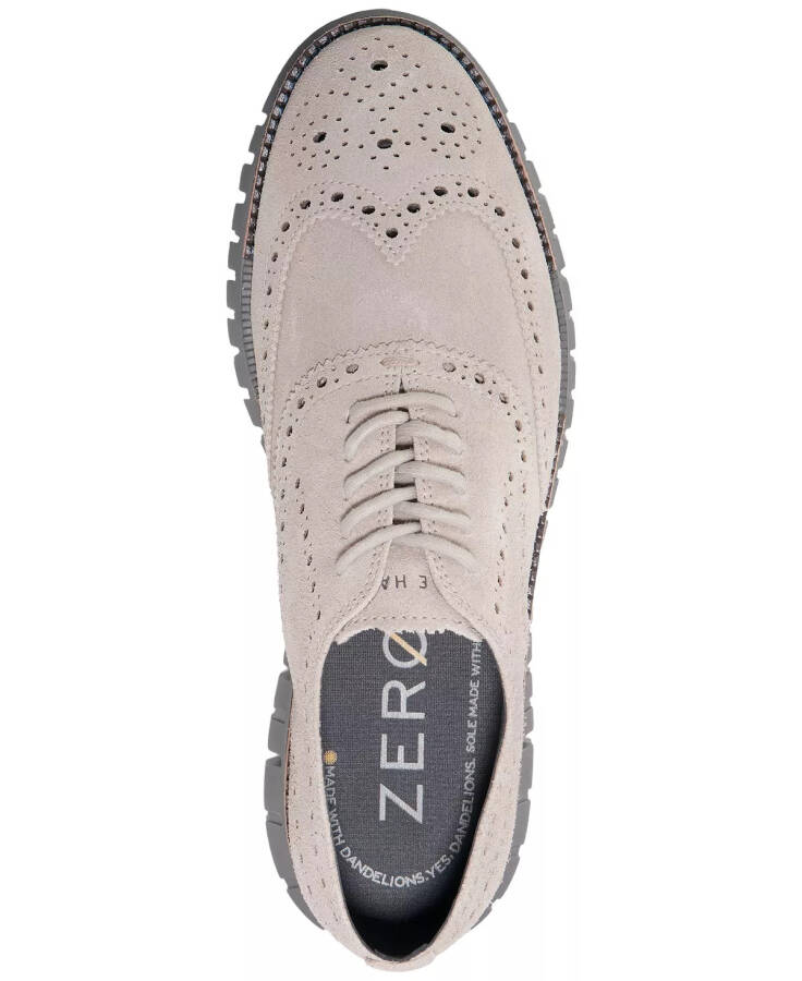 Men's ZERØGRAND Remastered Unlined Wingtip Oxford Dress Shoe Dove/blue Wing Teal/tornado - 5