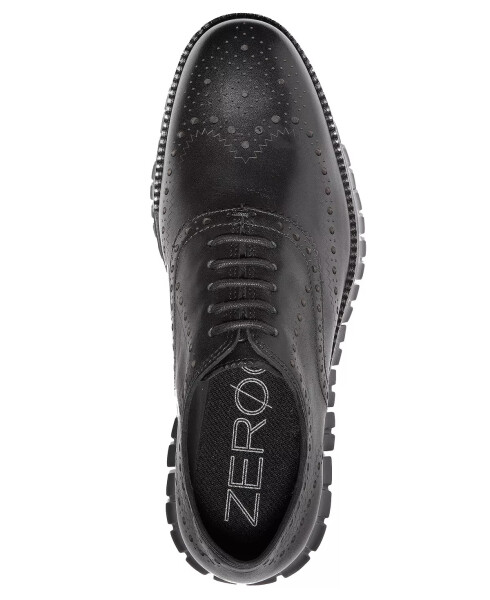 Men's ZeroGrand Wingtip Oxfords Black/ Black - 5