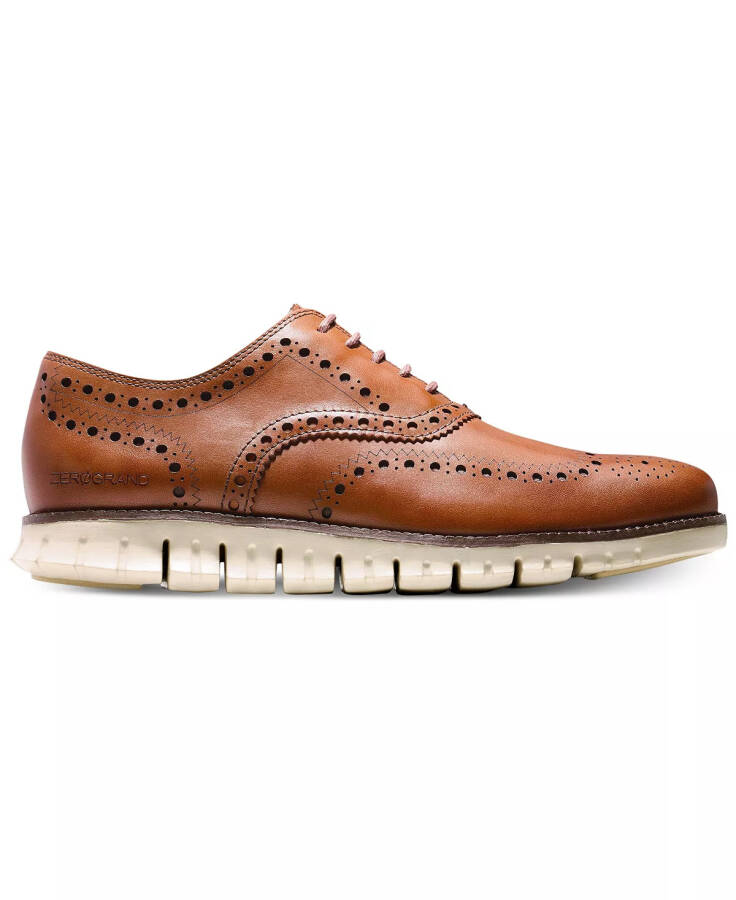 Men's ZeroGrand Wingtip Oxfords British Tan - 2