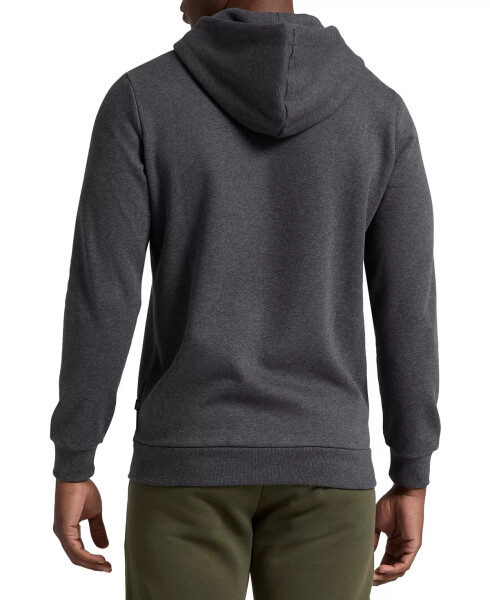 Men's Zip-Front Long Sleeve Small Logo Fleece Hoodie - 2