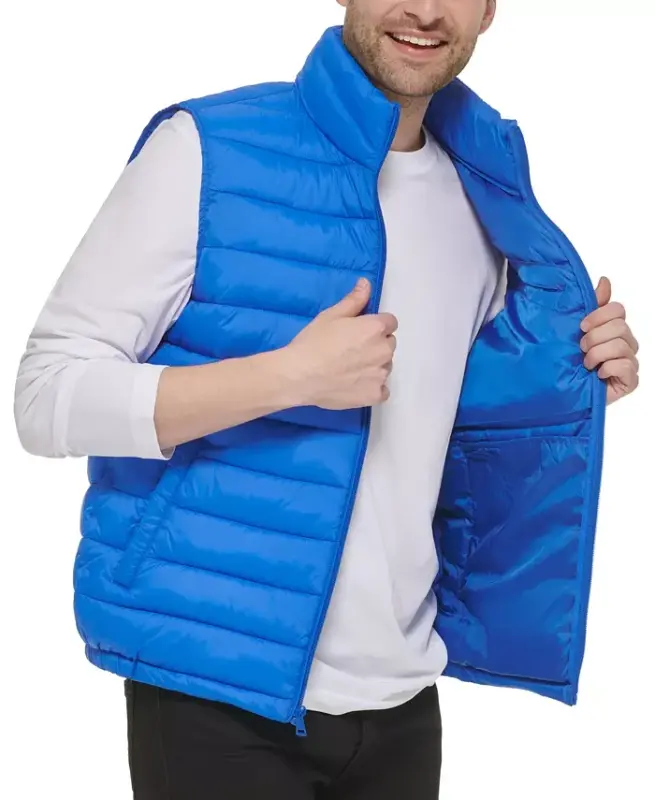 Men's Zip-Front Puffer Vest - 5