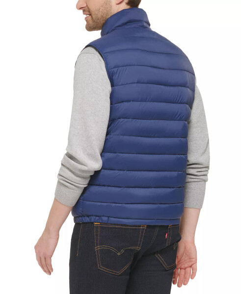 Men's Zip-Front Puffer Vest Navy - 2