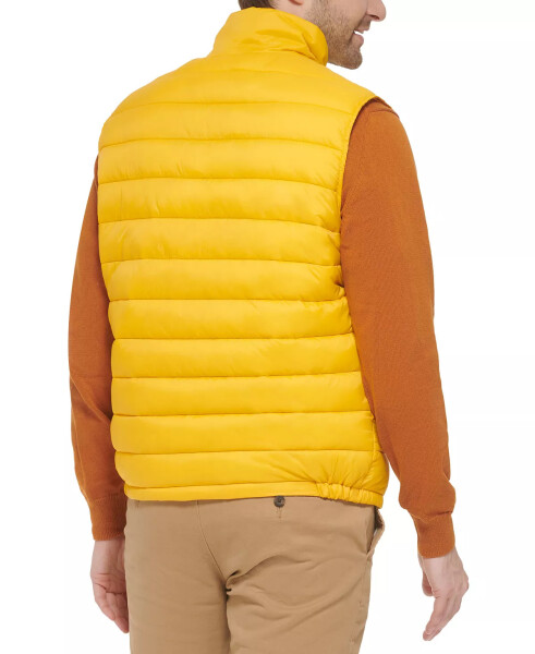 Men's Zip-Front Puffer Vest Yellow - 2