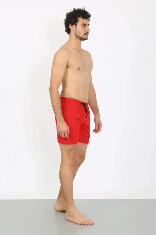 Men's Zip Pocket Boardshorts Red 27485 - 19
