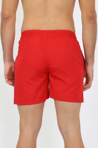 Men's Zip Pocket Boardshorts Red 27485 - 14