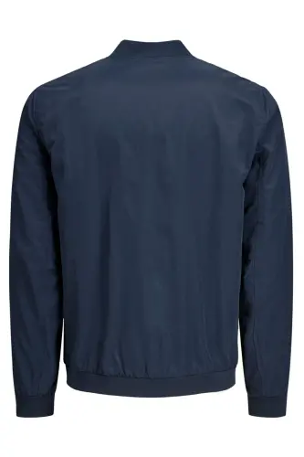 Men's Zip-Up Bomber Jacket - 12165203 - BS-Navy Blazer - 1