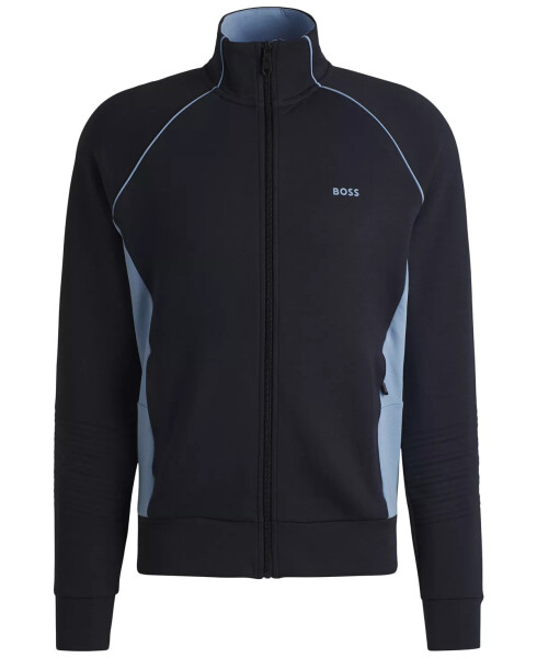 Men's Zip-Up Sweatshirt Dark Blue - 3