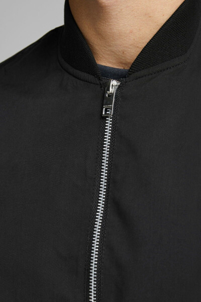 Men's Zippered Bomber Jacket - 1