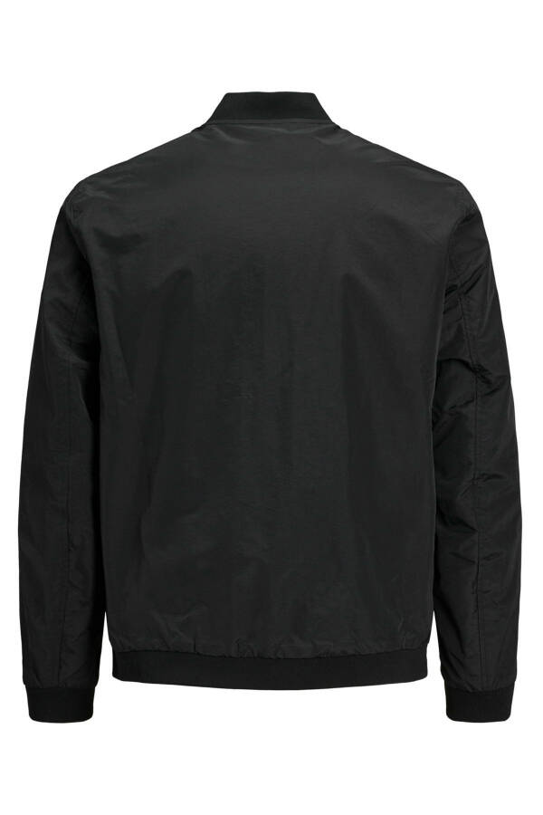 Men's Zippered Bomber Jacket - 5