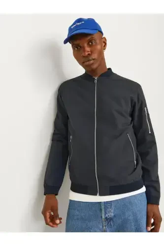 Men's Zippered Bomber Jacket - JACK & JONES (1)