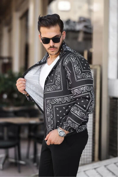 Men's Zippered Raincoat - MINHARIR (1)