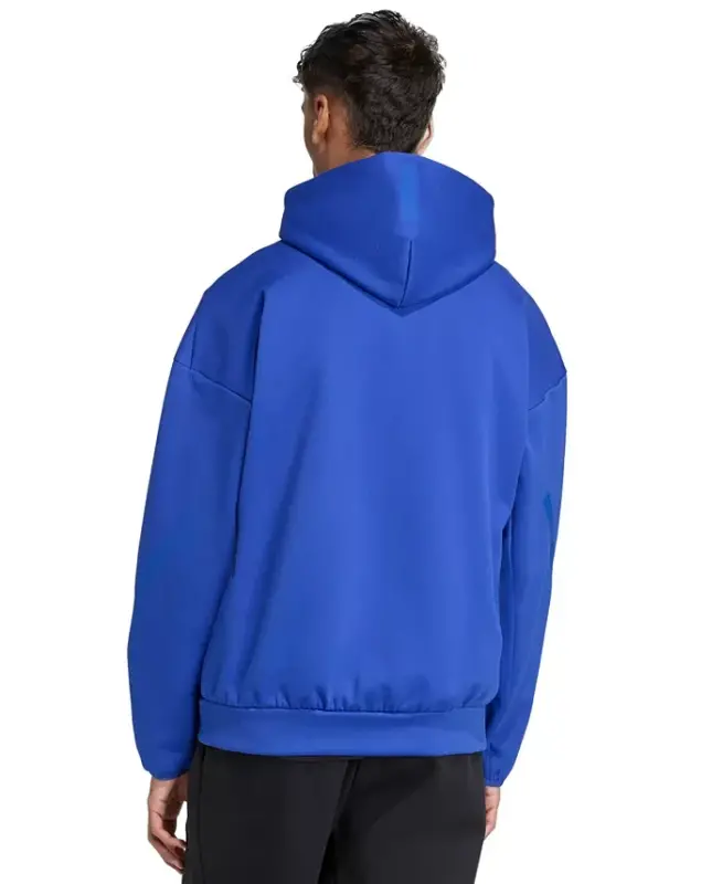 Men's Z.N.E. Classic-Fit Long-Sleeve Zip-Front Logo Hoodie - Lucid blue - 3