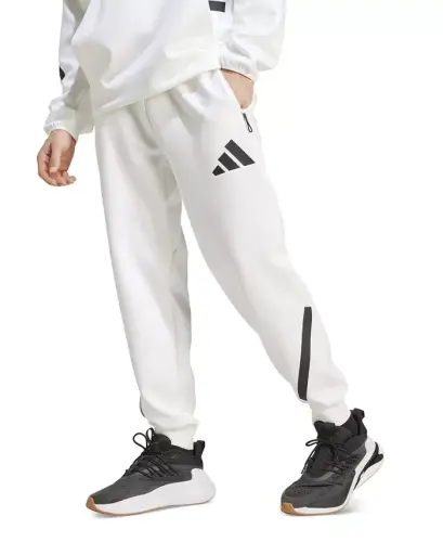 Men's Z.N.E. Elastik İpli Logolu Trenaj Shim - Oq - 1