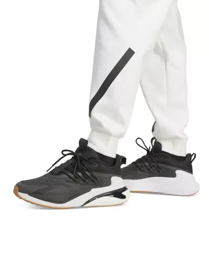 Men's Z.N.E. Elastik İpli Logolu Trenaj Shim - Oq - 3