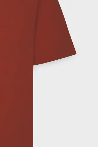 Men/unisex Burgundy 100% Cotton Slim Fit Crew Neck Basic T-Shirt - Burgundy - 15