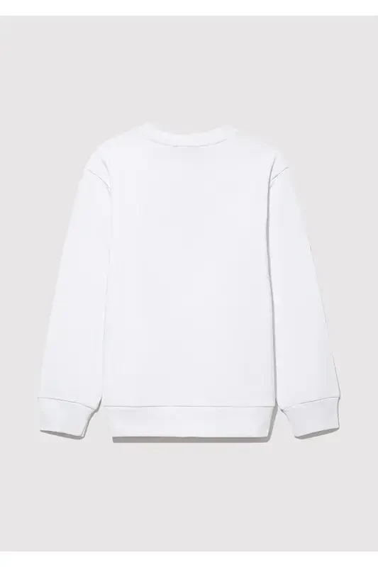 Meow Printed Sweatshirt - 4