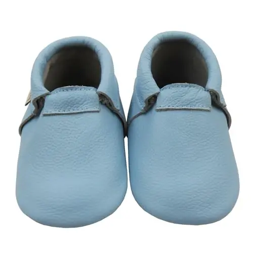 mepiq Infant Toddler Slippers for Baby Boys Girls - Slip-On House Shoes with Comfortable Breathable, Flexible Rubber Sole, Non-Slip First Walkers Moccasins - MEPIQ (1)
