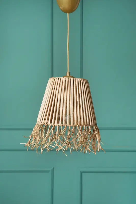 Merdel Handmade Chandelier Natural Hnmd-42-Light Brown - 1