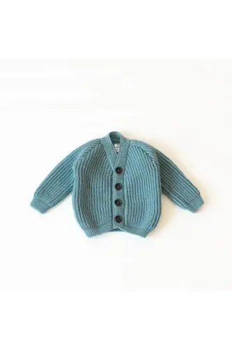 Merino Jumper-Moviy - ORGANIK EL ÖRGÜLERI (1)