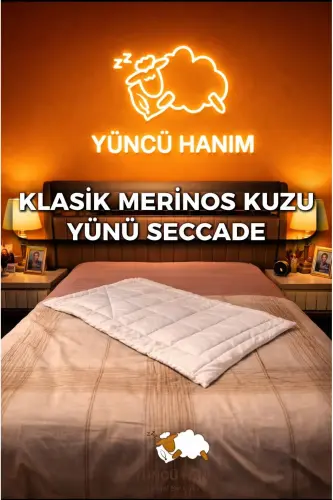 Merinos qo'zichoq junidan gilamcha - 2