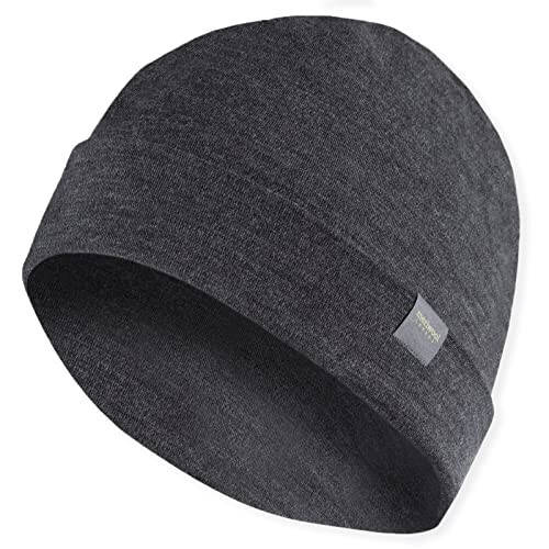 MERIWOOL Unisex Merino Wool Cuff Beanie Winter Hat for Men and Women - 1