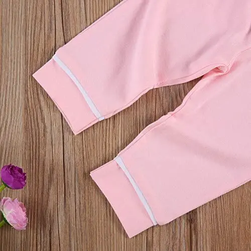 Merqwadd Toddler Baby Button-Down Pajamas Set, Cotton 2-PCS-PJs Set Shirt and Pants Sleepwear for Unisex Kids - 6