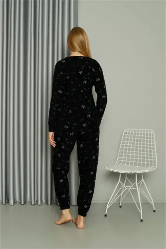 Merry Christmas Welsoft Polar Women's Pajama Set 8514 - 3