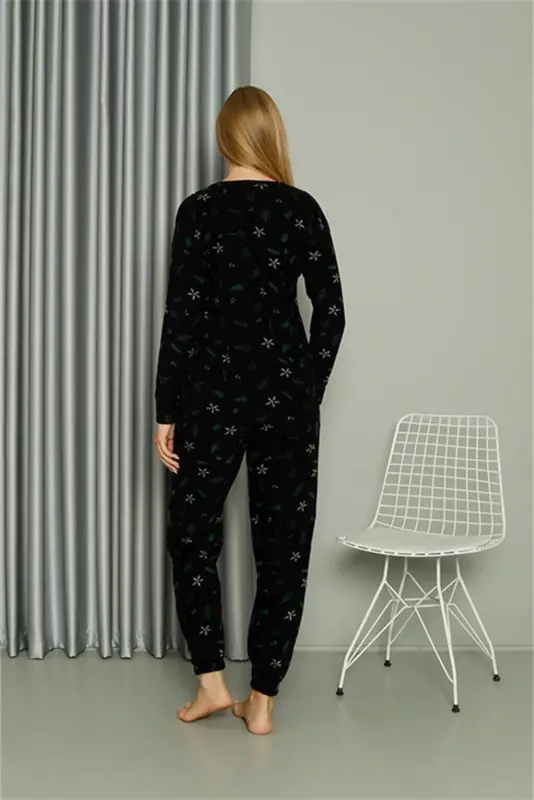Merry Christmas Welsoft Polar Women's Pajama Set 8514 - 3