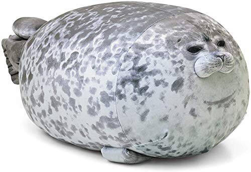 MerryXD Chubby Blob Seal Pillow, Stuffed Cotton Plush Animal Toy Cute Ocean Large (23.6 in) - 1