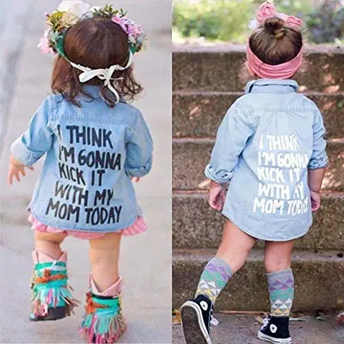 MERSARIPHY Toddler Long Sleeve Shirt Baby Boy Girl Plaid Top for Toddler Spring Winter Coat for Kid - 2